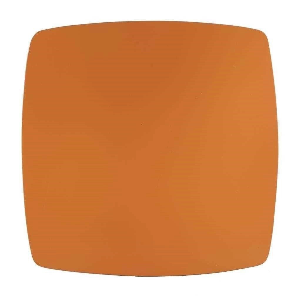 Set tavolo e 2 sgabelli in legno bianchi/arancioni 96x48x42 h cm