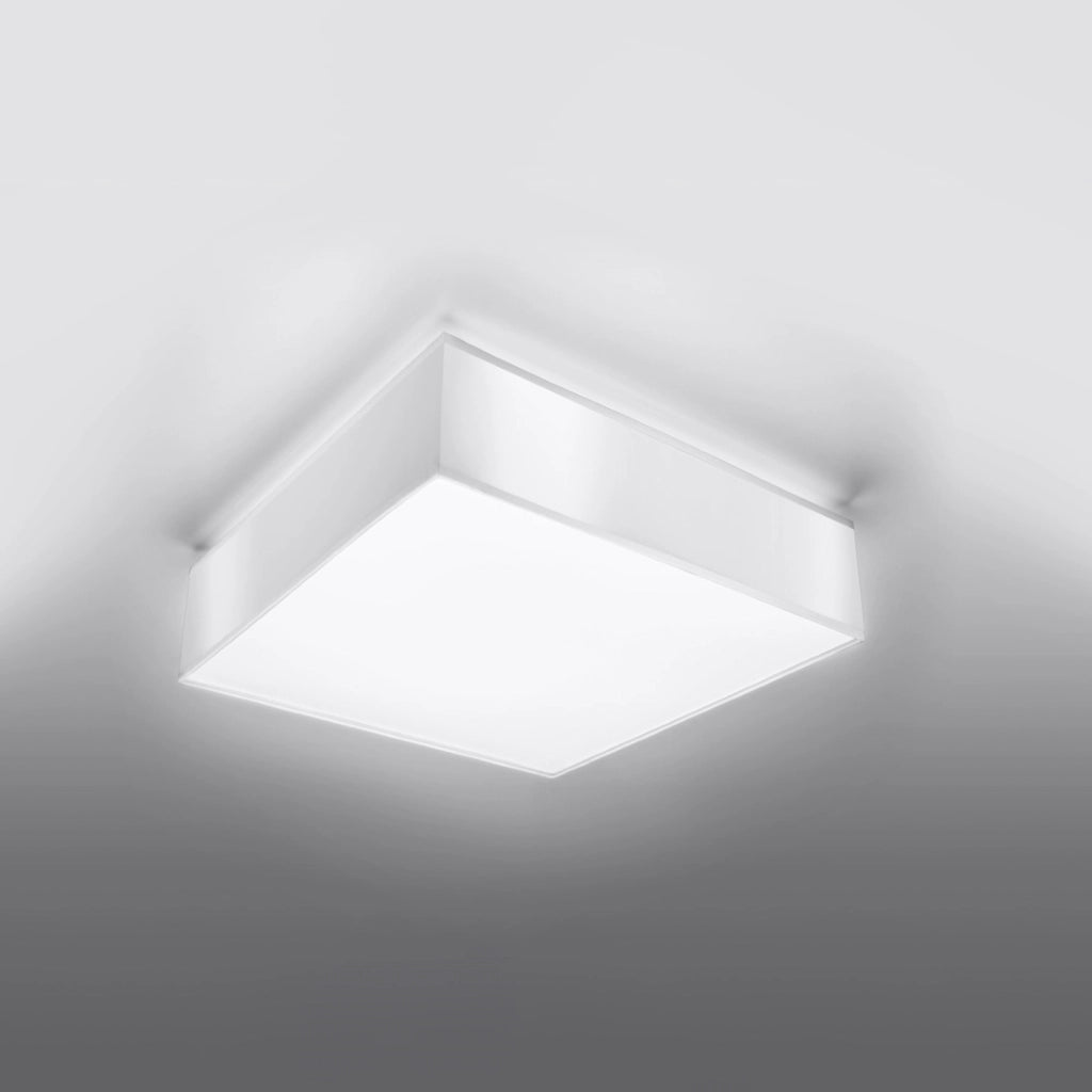 Plafoniera quadrata ANUBIS 35 cm bianca Pure Lume 2xE27
