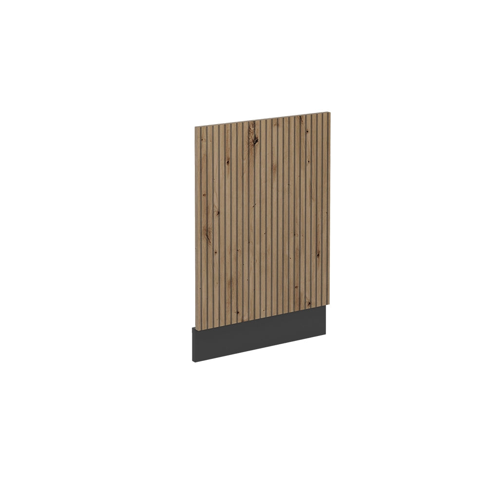 Pannello frontale R-Line Rovere artigianale/Antracite 45 cm senza piano di lavoro Vicco