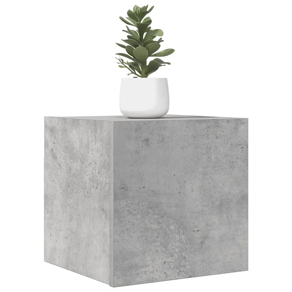 Armadietto a Parete per TV Grigio Cemento 30,5x30x30 cm cod mxl 15840