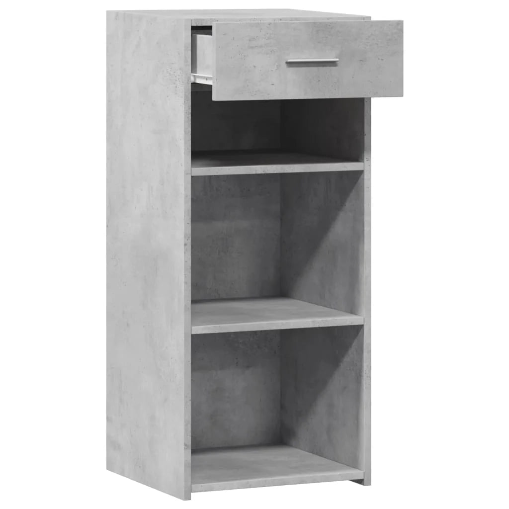 Buffet credenza cassettiera armadio mobile contenitore organizer per cucina soggiorno salotto 40 x 42,5 x 93 cm legno ingegnerizzato grigio 02_0031938