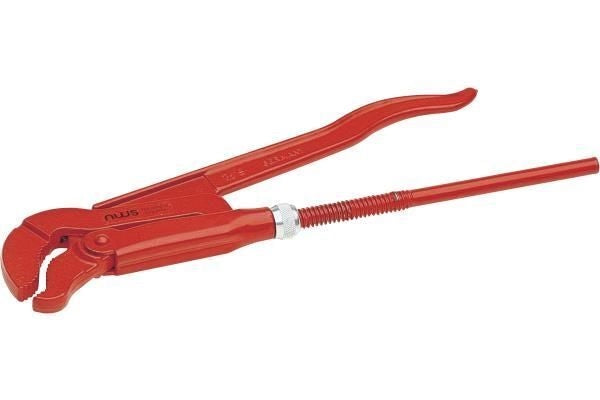 NWS 167S-2-550 Chiave per tubi angolare Ampiezza ganascia 7 cm Acciaio al cromo vanadio colore Rosso