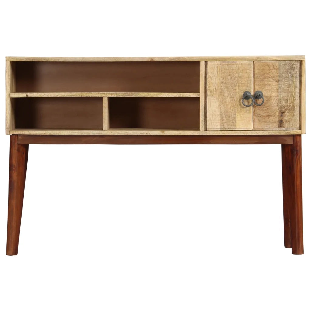 Tavolo Consolle | Tavolo d'Ingresso 115x30x76 cm in Legno Massello di Mango Grezzo