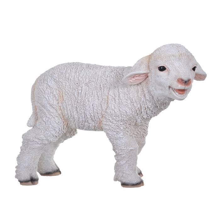 Statuetta Agnello di Resina H 30 cm