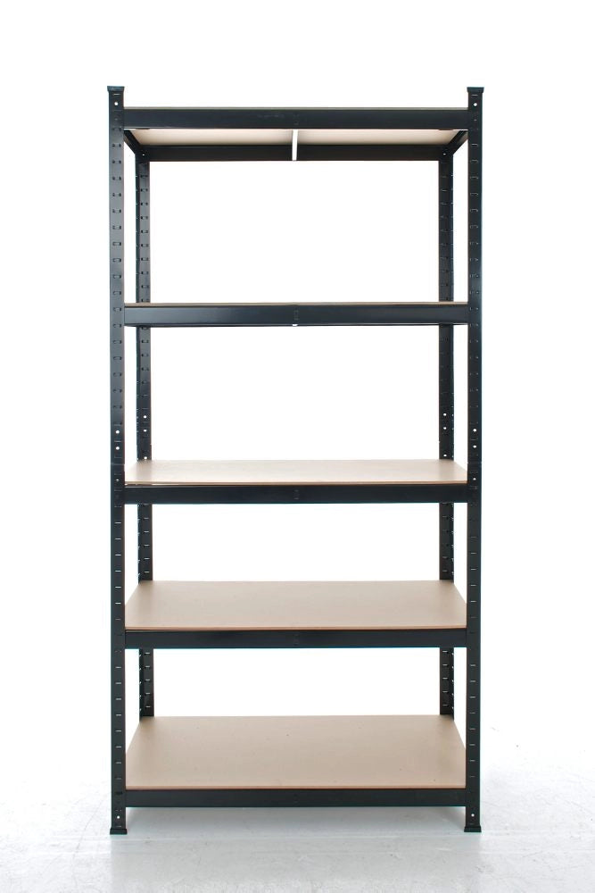 Scaffale zincato ad alta portata nero,90x40x180 cm