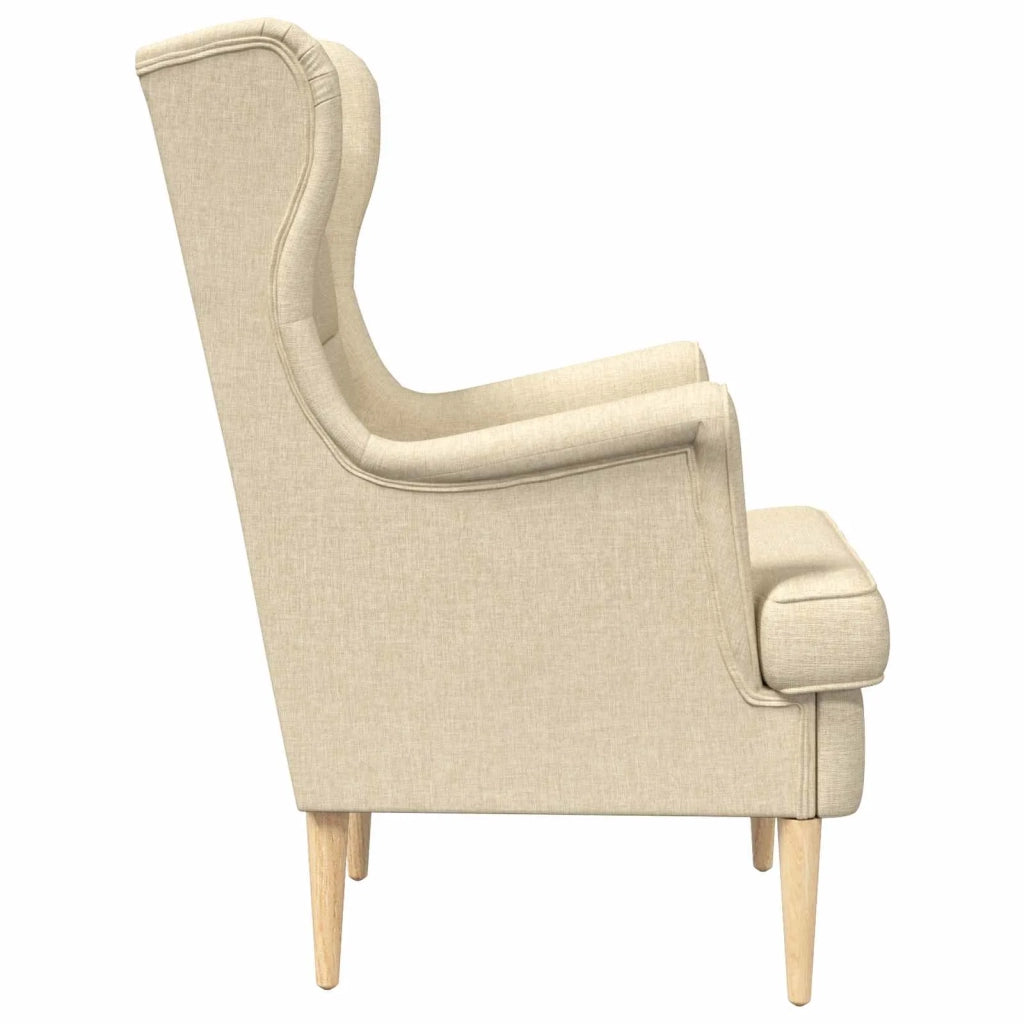 Poltrona | Sedia Relax Crema Tessuto