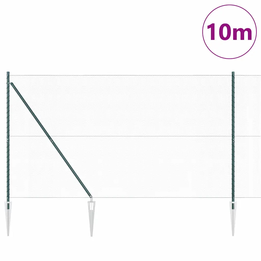 Palo della recinzione Verde 10 x 1,5 m (rete da 13 mm)