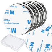 Magnetodi neodimio forte - 6 pezzi - Autoadesivo - Magnetici a forma di disco - 30 x 3 mm - Per frigorifero/whiteboard