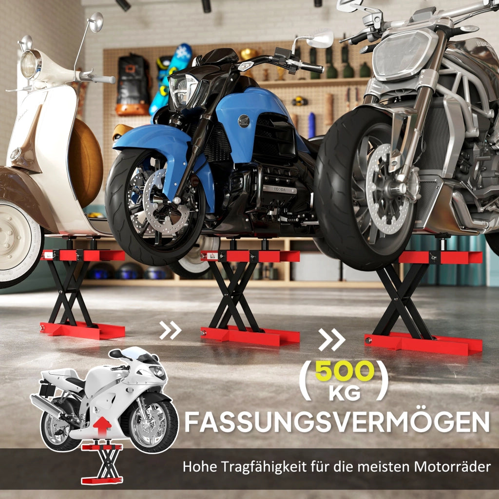 Cricchetto per moto ¨C zephmum ¨C Rosso 500 kg 95-400 mm 45x15x9.5-40 cm