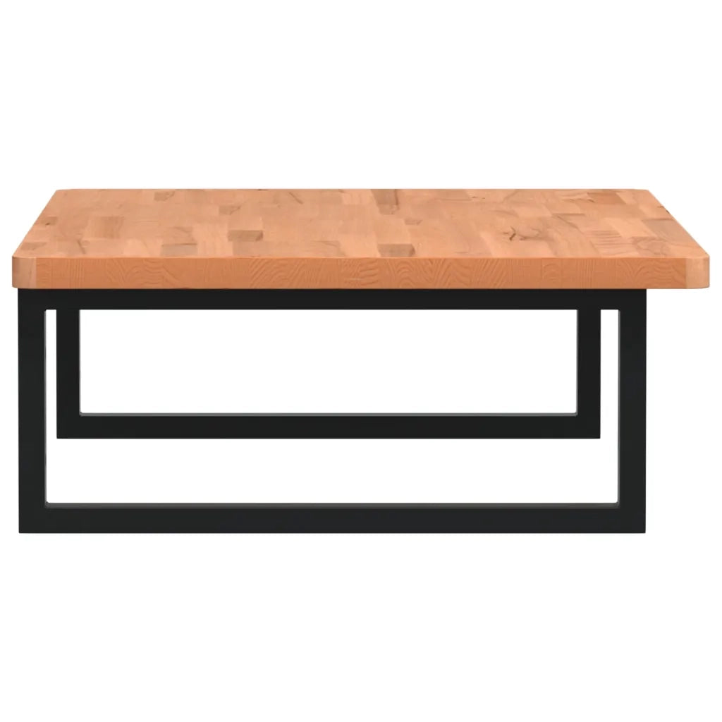 vidaXL Ripiano a Parete per Lavabo in Acciaio e Massello di Faggio