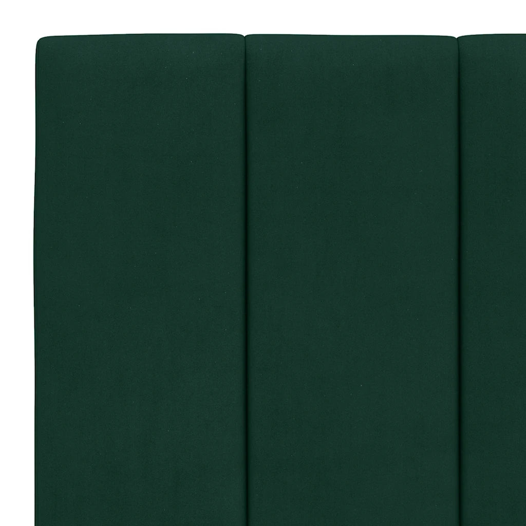 Giroletto senza Materasso Hanko Verde Scuro 180x200 cm in Velluto 3207864