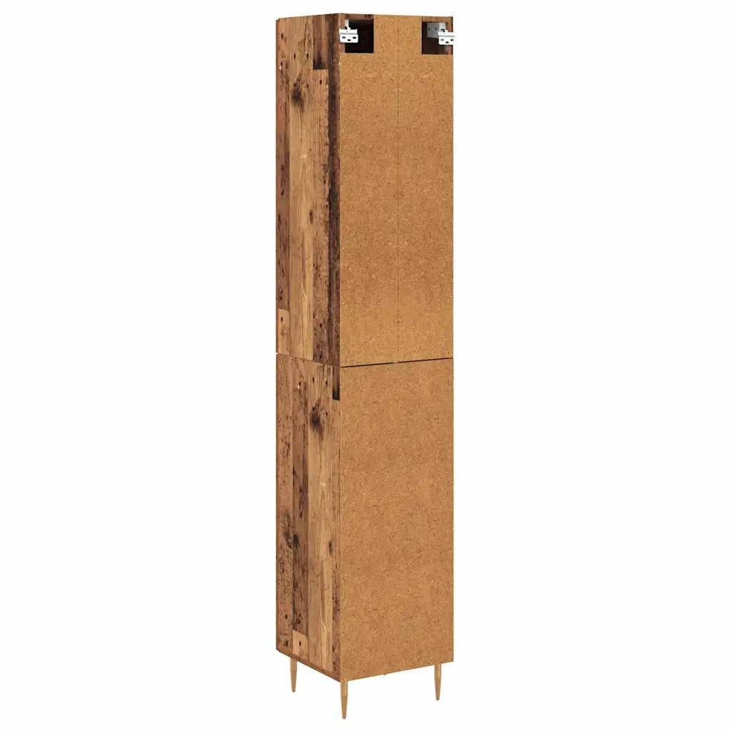 Credenza 2 pz | Madia | Buffet da pranzo | Armadio da pranzo Legno vecchio Vetro