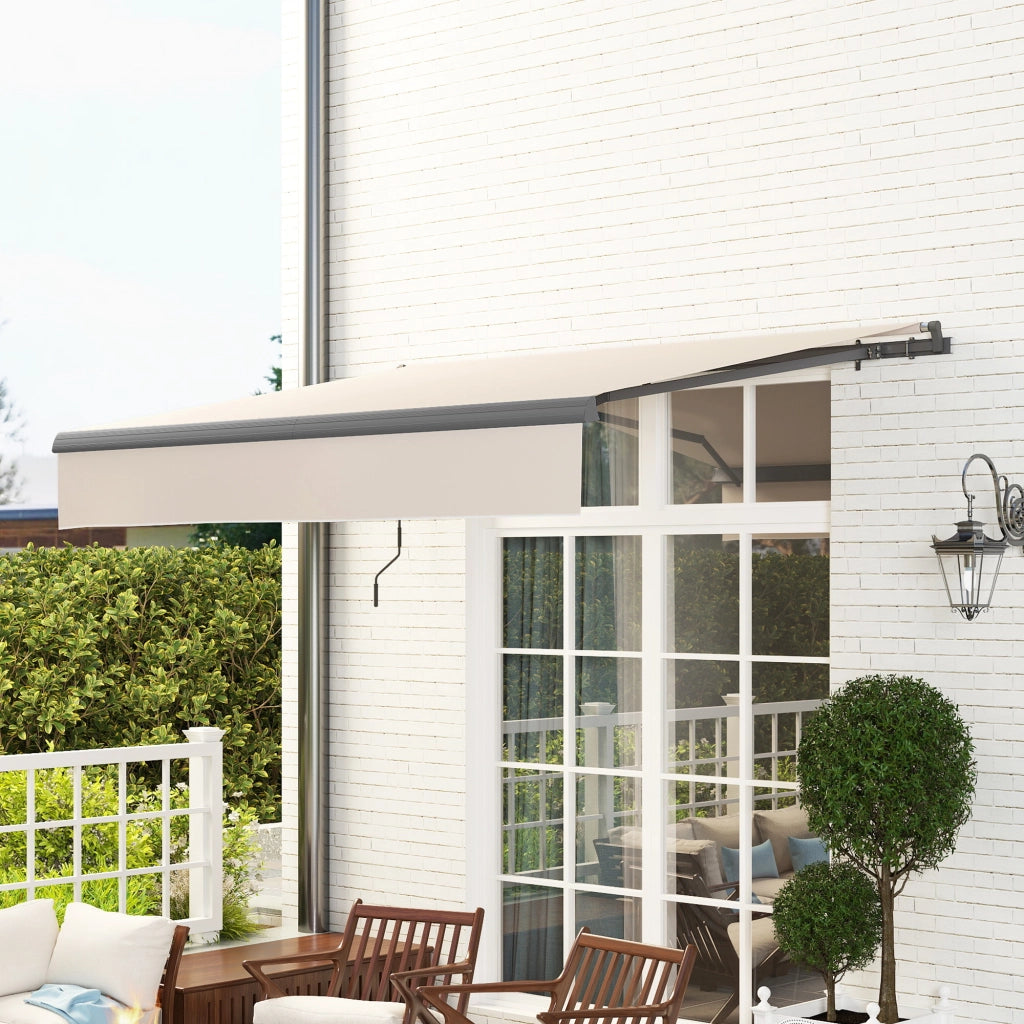 Tenda da Sole Retrattile Manuale con Manovella ¨C Xylo ¨C Crema 295x200 cm Protezione UV