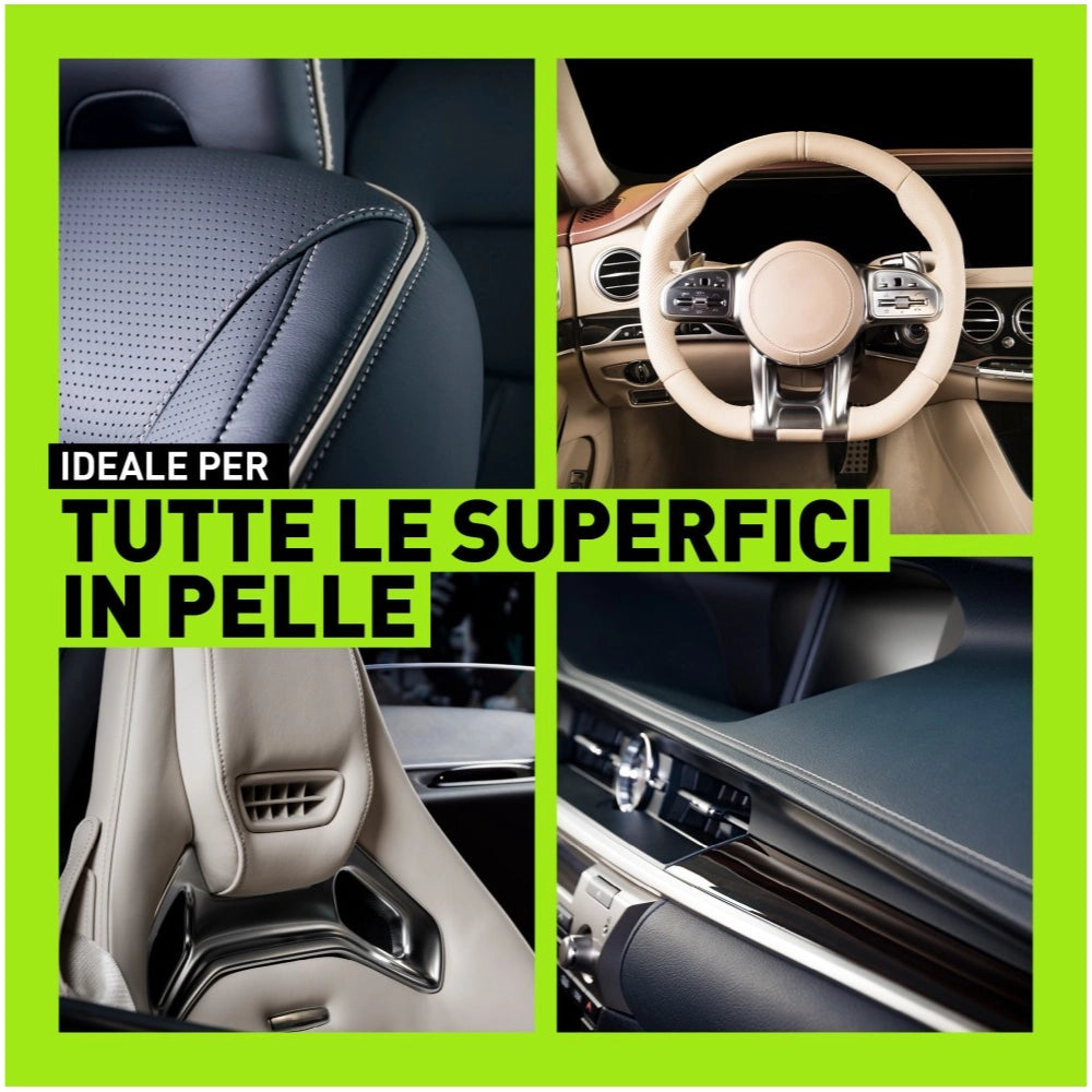 Trattamento 3 in 1 pelle per auto pulizia idratazione protezione 500 ml