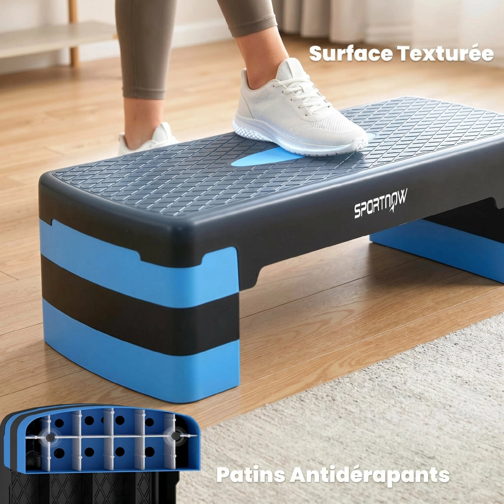 Stepper Fitness Aerobico ¨C zephmum ¨C Blu 68x29x20cm