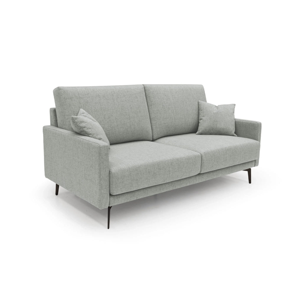 Saturno Divano moderno in tessuto morbido impermeabile T03 180 cm grigio chiaro