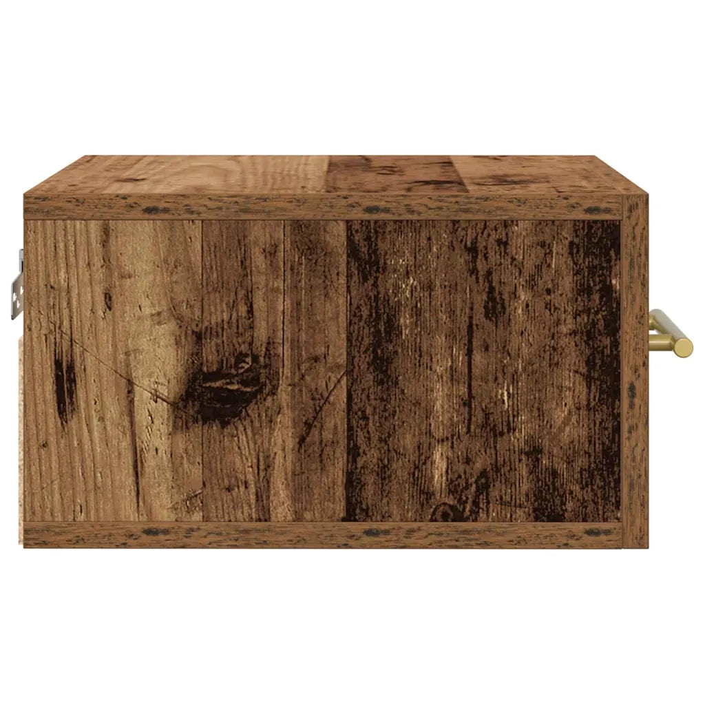 Armadio da Notte 2 pcs Legno vecchio 35 x 35 x 20 cm 863783