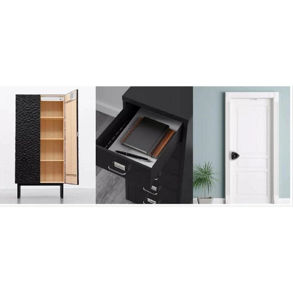 Trade Shop - Luce Armadio Comodino Anta Con Sensore A Led Cassetto Mobile Porta Con Batterie -