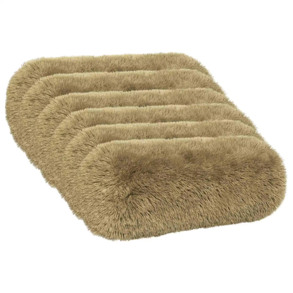 Federa 6 pcs HEERLEN Verde chiaro Ø 15 x 40 cm Fleece PV 923396