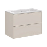Set da bagno BRAZZA: mobile sotto lavabo 80cm + lavabo incassato rettangolare