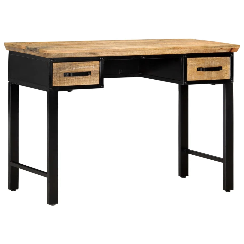 Scrivania 110x50x76 cm in Legno Massello di Mango cod mxl 66899