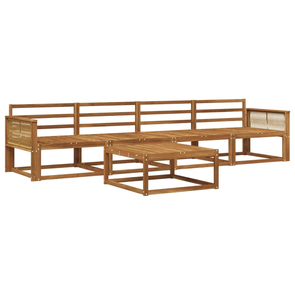 Set di divani da esterno 5 pcs Naturale 3382327