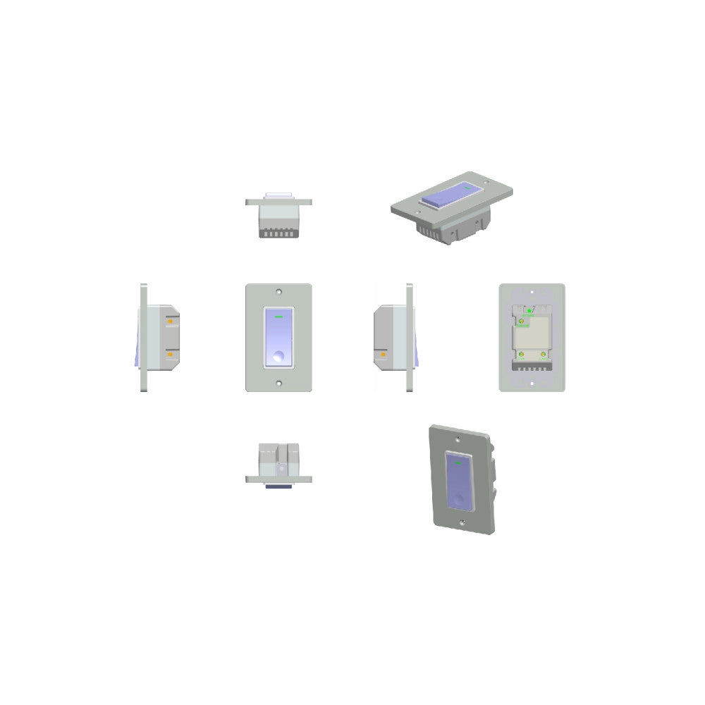 Trade Shop - Interruttore Luci Smart Wifi Compatibile Con Alexa Google Ifttt Controllo Vocale -
