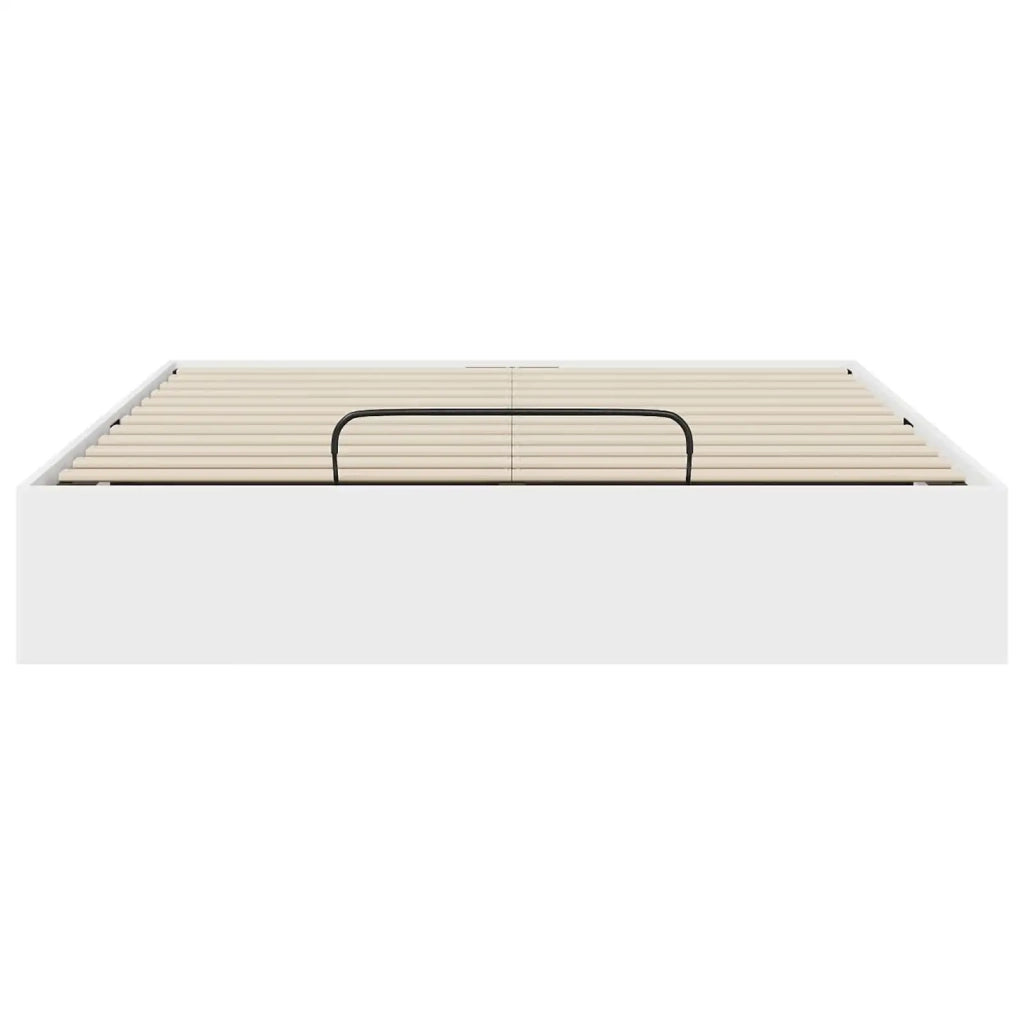 Letto ottomano Bianco 193 x 120 x 25 cm Truciolare