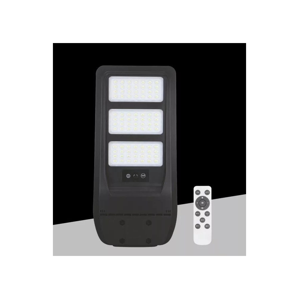 Trade Shop - Lampione Faretto Solare 150w Con Sensore Crepuscolare Luce Naturale 4000k Tr-150w -