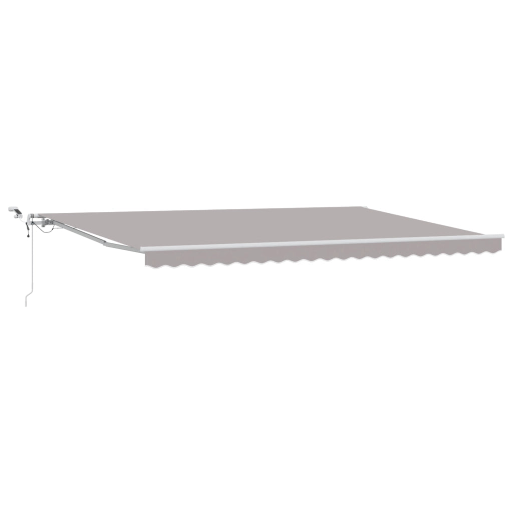 Tenda Retrattile Automatica Grigia Chiara 500x350 cm