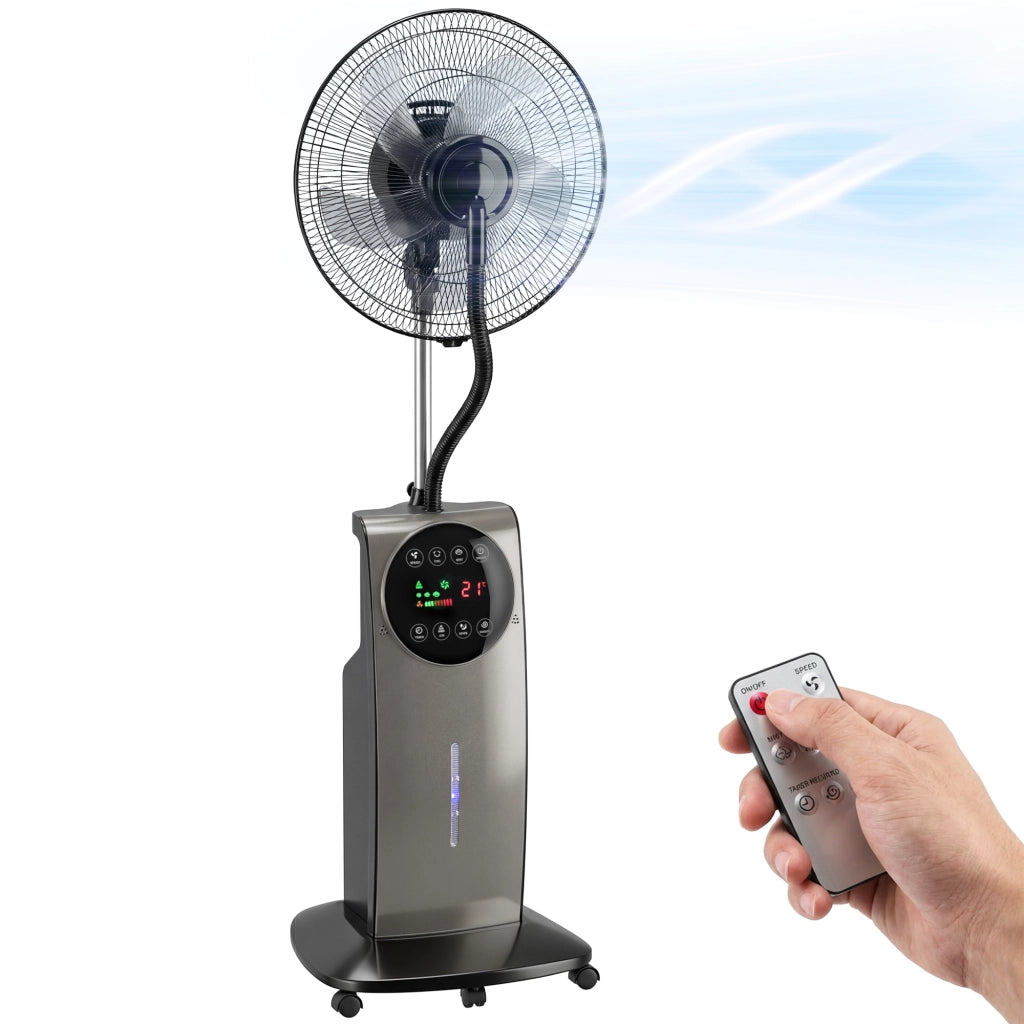 Ventilatore Nebbia con Telecomando ¨C zephmum ¨C Grigio