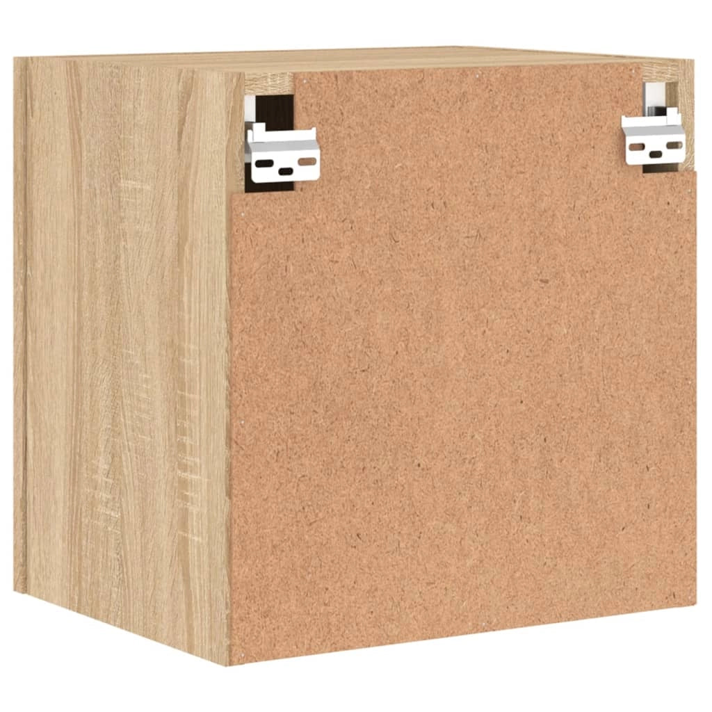 Mobile TV multimediale da parete mensola TV credenza TV per sala da pranzo soggiorno camera da letto 2 pezzi rovere Sonoma 40,5 x 30 x 40 cm marrone 02_0028996