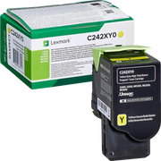 ORIGINAL Lexmark toner giallo C242XY0 C/MC2425/2535 ~3500 Seiten