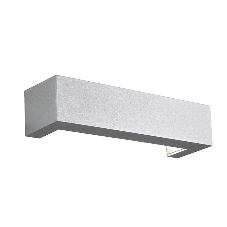 FLINT Applique LED 9W 3000K IP65 - Struttura Grigia in Alluminio Presso-fuso - Illuminazione per Esterni Linea FLINT - Rossini Group