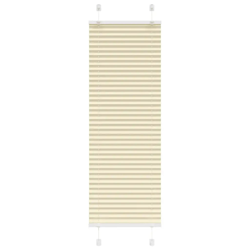 Tenda Plissettata Crema 45x100 cm Larghezza Tessuto 44,4 cm