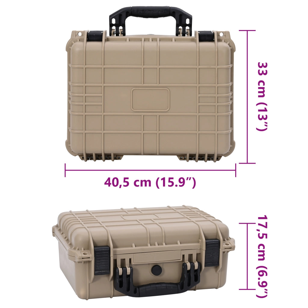 Custodia Rigida Protettiva Sabbia 40.5x33x17.5 cm