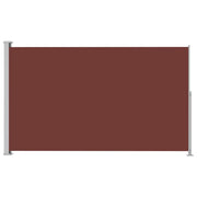 Tenda da sole laterale retrattile/schermo protettivo per patio giardino terrazza balcone 180 x 300 cm marrone 02_0007328