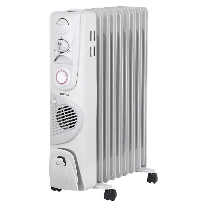 Termozeta TZR23 stufetta elettrica Interno Bianco 2000 W Riscaldatore ambiente elettrico a olio