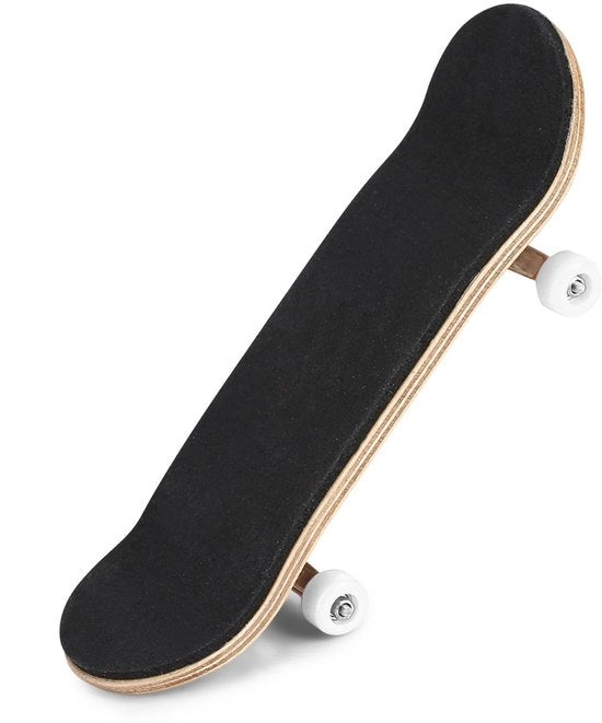 Mini skateboard con tavola in legno - ruote morbide - freni - costruzione a ghiera di acciaio inossidabile - 96 x 28 mm - ammortizzatore di shock