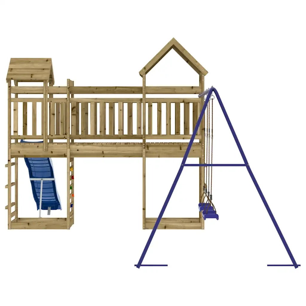 Set da Gioco da Esterno in Legno di Pino Impregnato 3156981