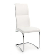 4x Sedia design in ecopelle Bianco THELMA 44x58x h104 cm