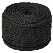 Corda da Lavoro Nera 12 mm 25 m in Polipropilene 153016