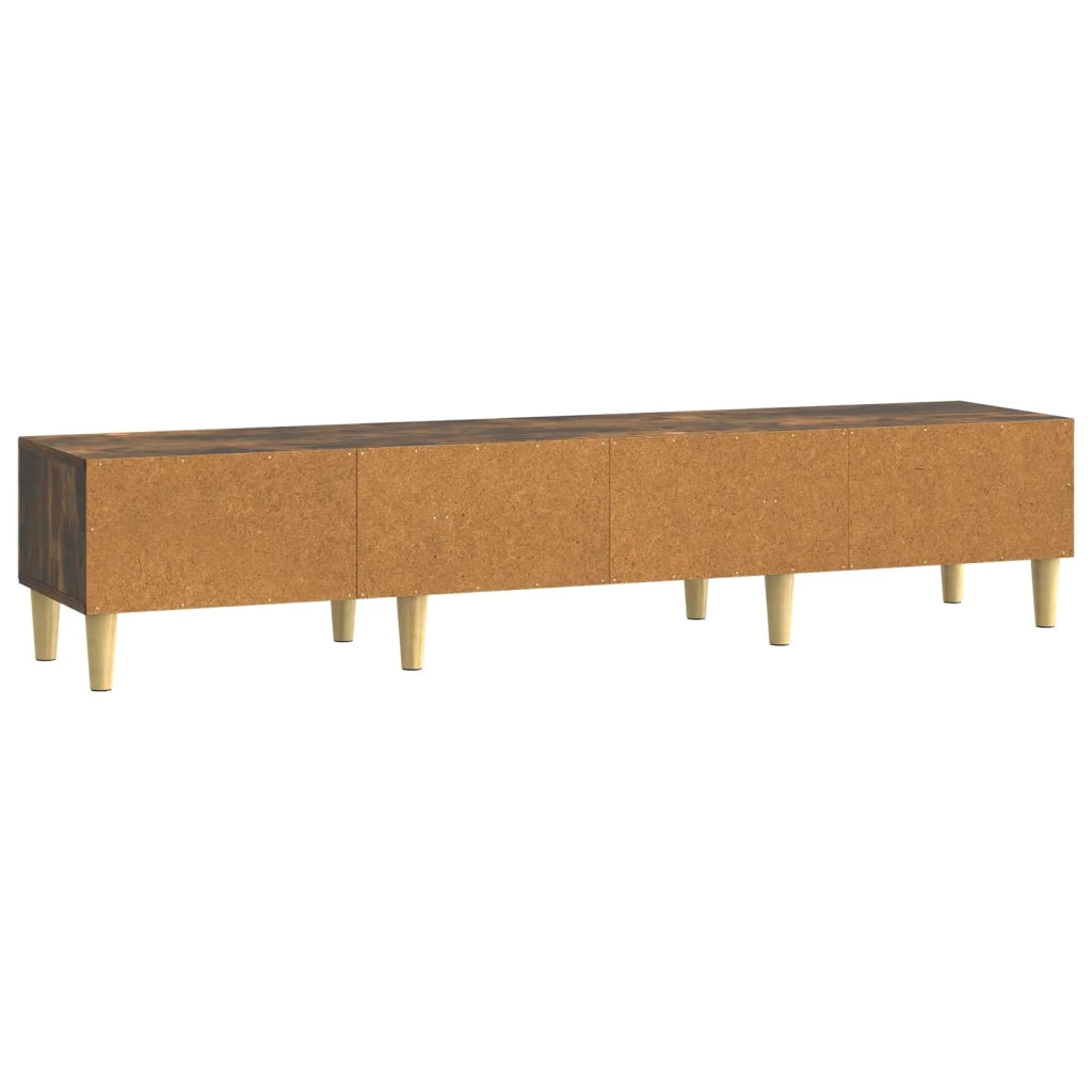 Mobile TV Rovere Fumo 147 x 34,5 x 30 cm Legno ingegnerizzato