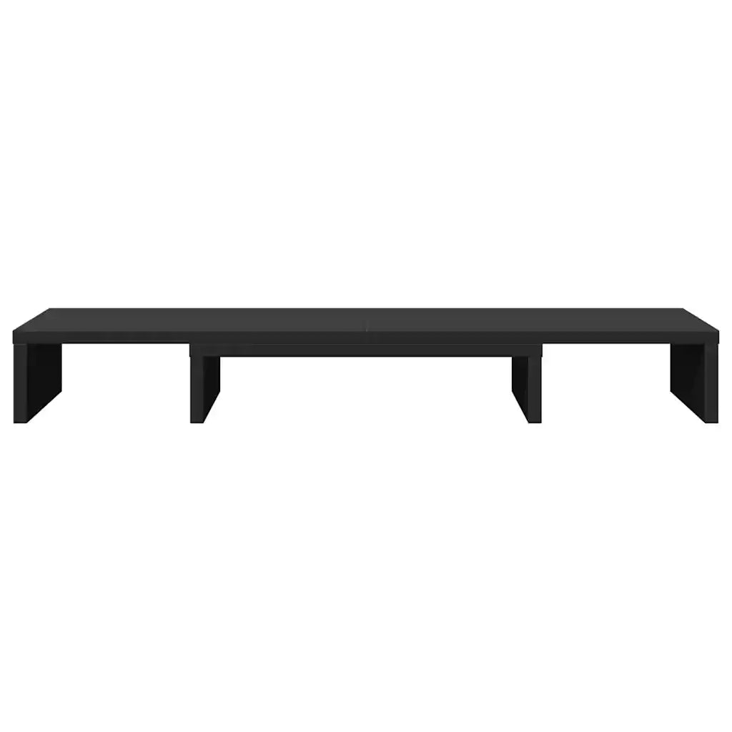 Supporto Monitor Regolabile Nero 80x24x10,5 cm in Truciolato