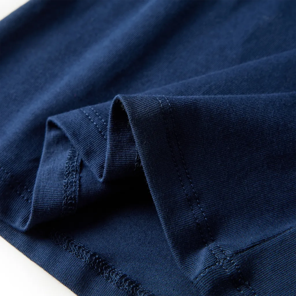 Maglietta da Bambino a Maniche Lunghe Blu Marino 92 13694