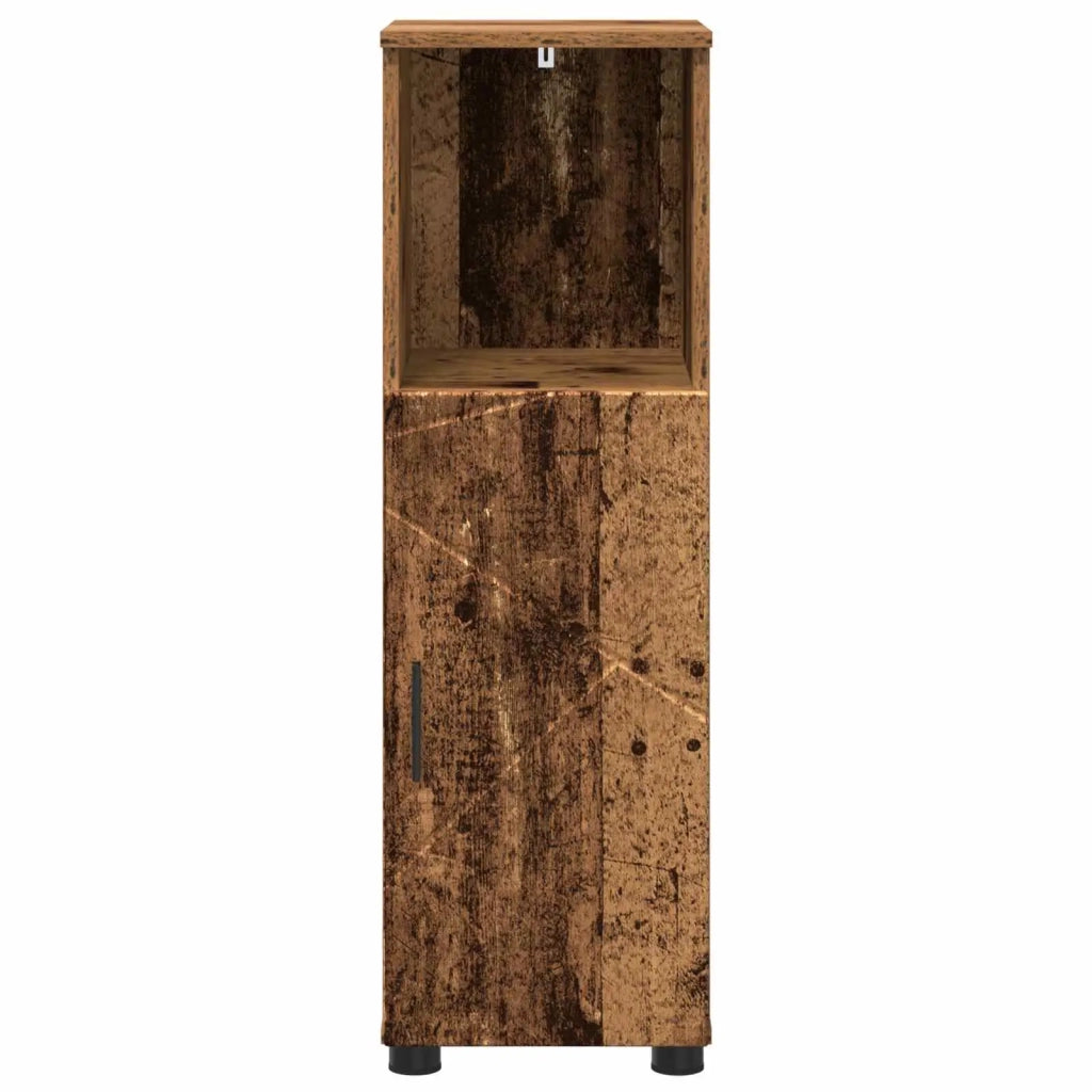 Mobile da Bagno con archiviazione Legno vecchio 30 x 35 x 95 cm 883322