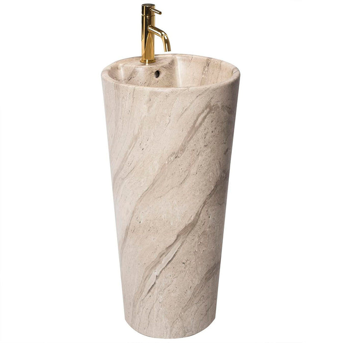 Lavabo Monolitico Blanka Natural Matt