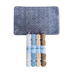 TAPPETO BAGNO SOFFY 40X60 CM ASSORTITO- WORLD PLASTIC- 24,0 pz