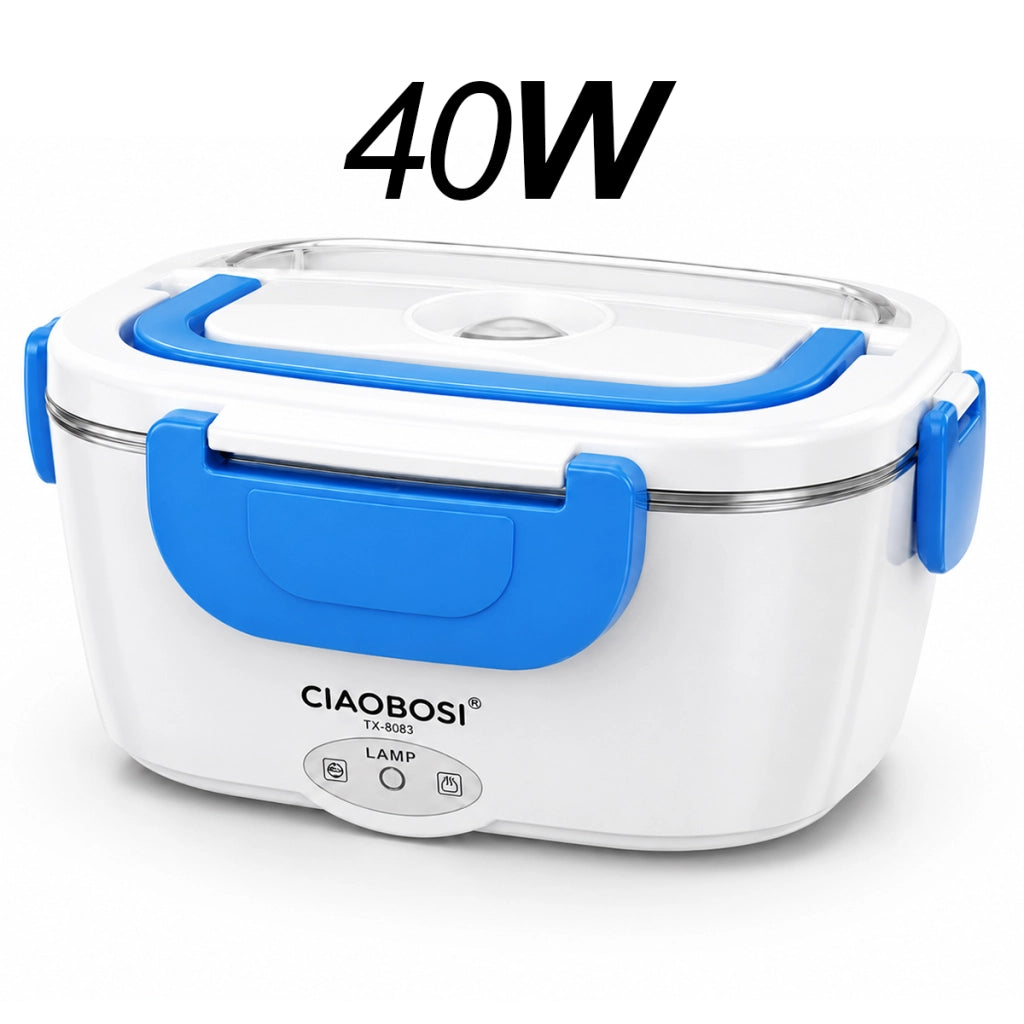 Scaldavivande Elettrico Portatile 1,5 L con Ciotola Inox Blu Avizar