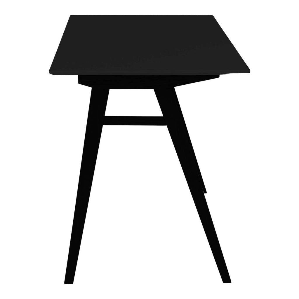 Scrivania Vojens, Nero, MDF, 60x120x75 cm